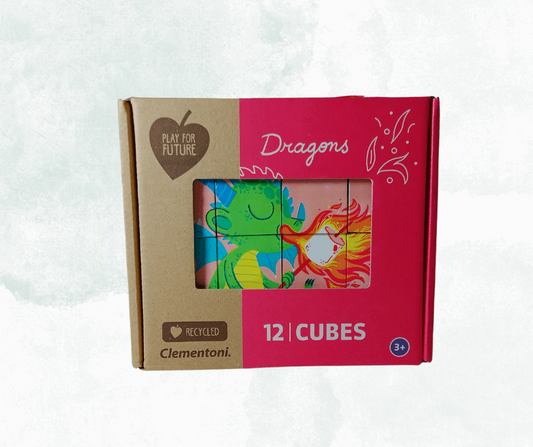 Puzzle 12 cubes Dragon - La Case à Bébé