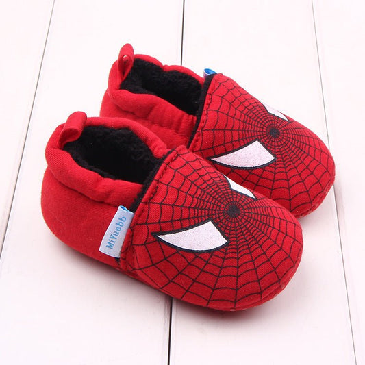 Chaussons Spiderman pour bébé de 0 à 12 mois ( taille 16 - 17 - 18 ) - La Case à Bébé